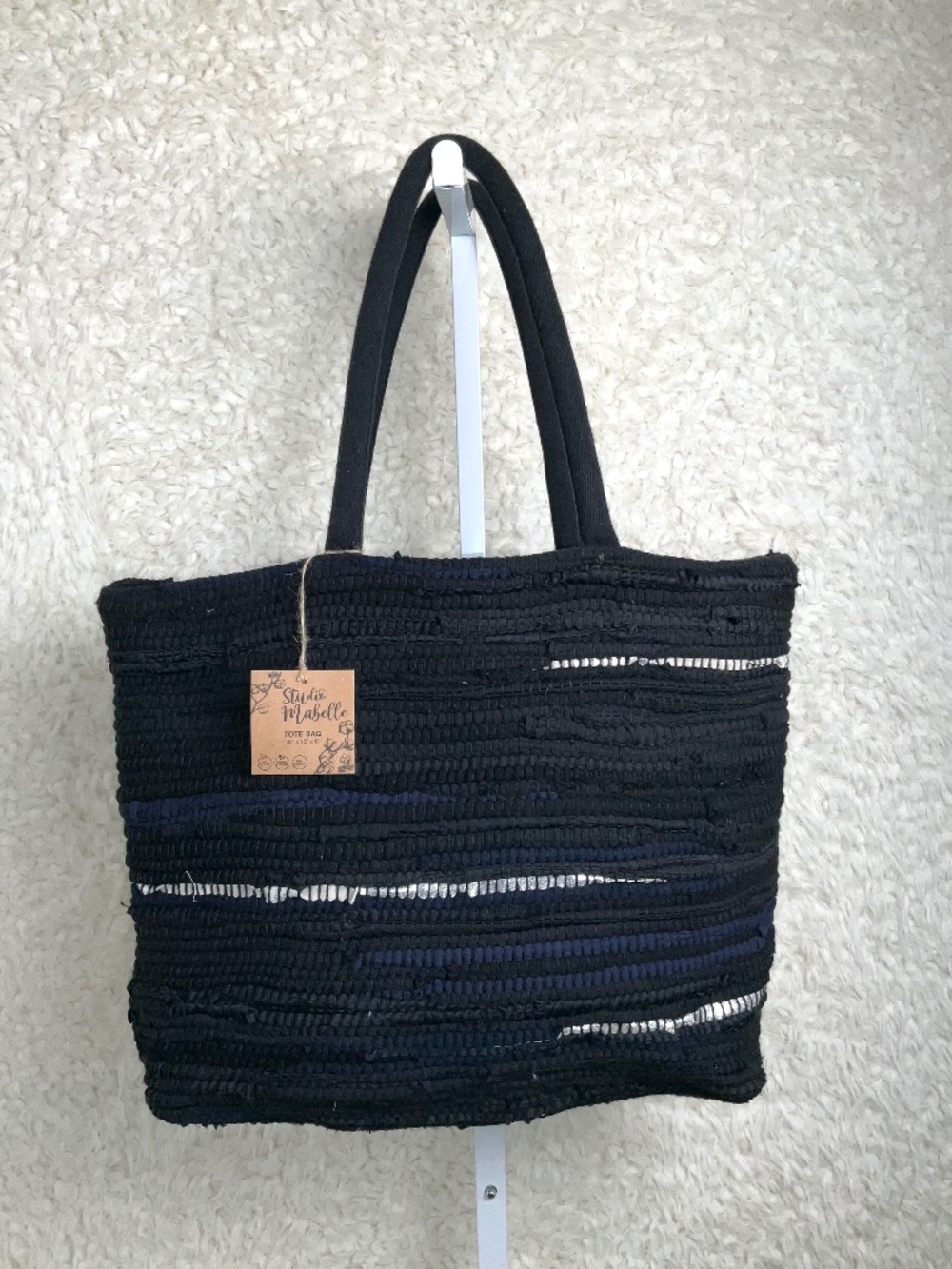 STUDIO MABELLE WOMEN'S REUSABLE CHINDIE OVERSIZED TOTE BAG~NEW!